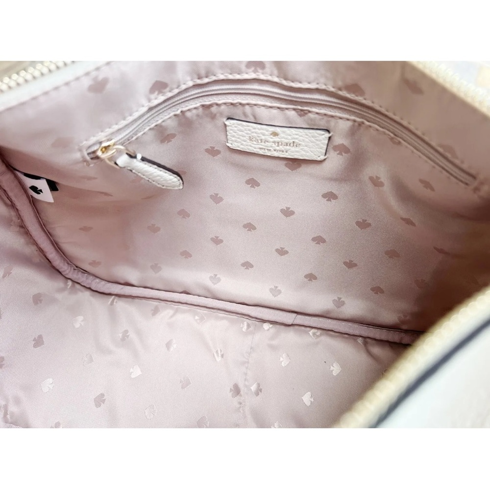 Kate Spade Top Zip Satchel Hobo Crossbody Leather - Picture 8 of 9